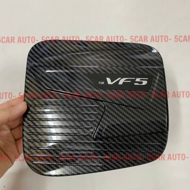 Ốp nắp che cổng sạc Vinfast VF5 Herio Green - Vân Cacbon, chống xước, chỉ 148k