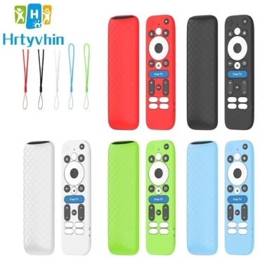 Ốp Silicon Bảo Vệ Hrtyvhin cho Google TV Box 4K Pro - Chống Rơi, Dễ Điều Khiển