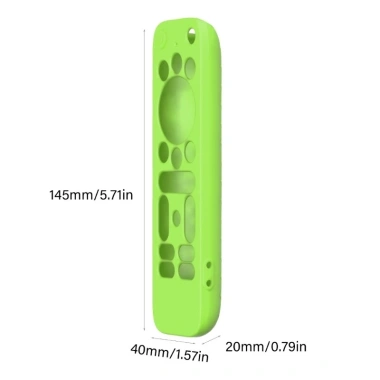 Ốp Silicon Bảo Vệ Hrtyvhin cho Google TV Box 4K Pro - Chống Rơi, Dễ Điều Khiển