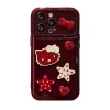 Ốp Silicon Hello Kitty Cửa Sổ Lớn Chống Sốc cho iPhone13/14/15 Pro 4