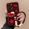 Ốp Silicon Hello Kitty Cửa Sổ Lớn Chống Sốc cho iPhone13/14/15 Pro 5