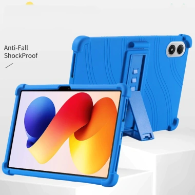 Ốp silicon mềm chống sốc, điều chỉnh đứng cho Xiaomi Poco Pad M1 12.1, hỗ trợ Poco Pad X1 và Redmi Pad 2 Pro