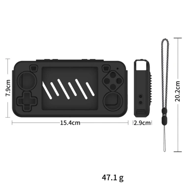 Ốp Silicon R36H bảo vệ máy chơi game cầm tay - vỏ mềm không trầy, hộp bảo quản bụi có dây buộc, giảm 20% 2