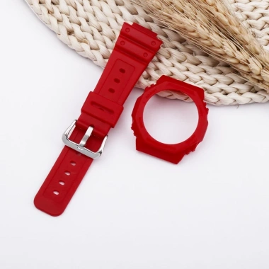 Ốp silicone bảo vệ Casio G‑Shock GA‑2.100 GA‑2.110, độ bám cao, giảm giá 199.687 VND
