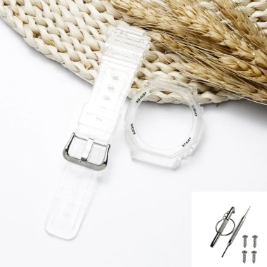 Ốp silicone bảo vệ Casio G‑Shock GA‑2.100 GA‑2.110, độ bám cao, giảm giá 199.687 VND