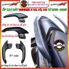 Ốp Tay Dắt, Bọc Mũi Dè Vân Carbon cho Winner X V2/V3 2.019-2.025 - Nhựa ABS Cao Cấp, Lắp Zin 9