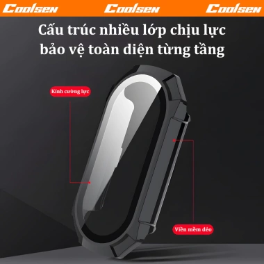 Ốp viền đồng hồ Xiaomi chống sốc 4 góc, phù hợp cho Xiaomi 10-9-8-7-6-5-4-3, bảo vệ tối đa, giá chỉ 48.800đ 3