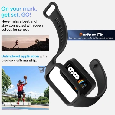 Ốp Vỏ Bảo Vệ và Dây Đeo Trang Chủ Mềm cho Xiaomi Mi Band 9 Active, Redmi Band 3 – Giá chỉ 25.000đ