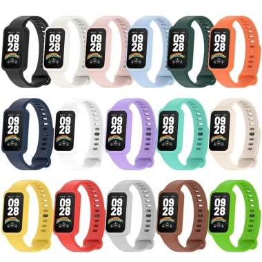Ốp Vỏ Bảo Vệ và Dây Đeo Trang Chủ Mềm cho Xiaomi Mi Band 9 Active, Redmi Band 3 – Giá chỉ 25.000đ
