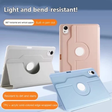 Ốp Xoay 360 cho iPad đa dòng, bảo vệ chắc chắn, có khe cắm bút, giá ưu đãi 94.218₫