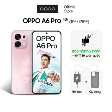 OPPO A6 Pro 4G 8GB/128GB - AI Camera, NFC, Bảo hành 24 tháng, Giá chỉ 7.99 triệu 2 OPPO A6 Pro 4G 8GB/128GB - AI Camera, NFC, Bảo hành 24 tháng, Giá chỉ 7.99 triệu 2