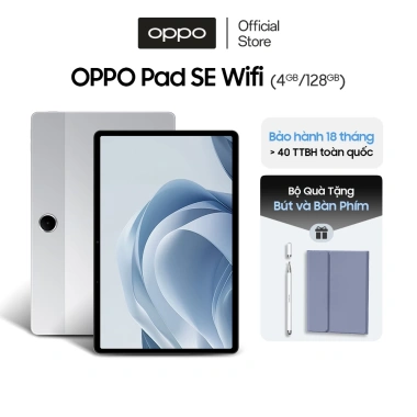 OPPO Pad SE Matte WiFi 4GB/128GB Giá 5.69 triệu, chính hãng, màn hình mờ, hiệu năng mạnh
