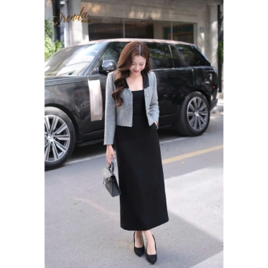 Orenda Moda Khoác Dạ Tweed Cao Cấp Đen - Giảm Giá, Chỉ 875.000₫ 3 Orenda Moda Khoác Dạ Tweed Cao Cấp Đen - Giảm Giá, Chỉ 875.000₫ 3