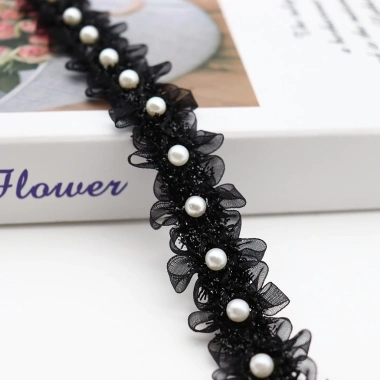 Organza Ren Ruy Băng 100cm - Túi Đau Handmade Đính Hạt, Hỗ Trợ Thẻ Tên, DIY Trang Phục Khiêu Vũ 6