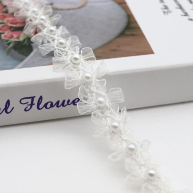 Organza Ren Ruy Băng 100cm - Túi Đau Handmade Đính Hạt, Hỗ Trợ Thẻ Tên, DIY Trang Phục Khiêu Vũ 7
