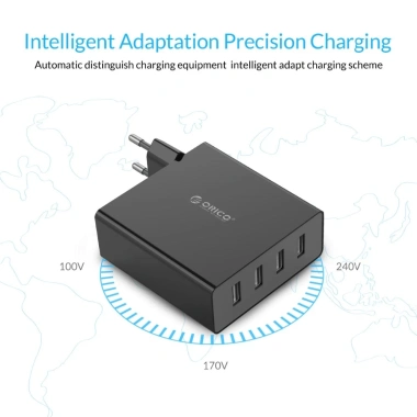 Orico DCW-4U Sạc Nhanh 30W 4 Cổng USB 5V2.4A - Du lịch iPhone, Samsung, Xiaomi 5 Orico DCW-4U Sạc Nhanh 30W 4 Cổng USB 5V2.4A - Du lịch iPhone, Samsung, Xiaomi 5
