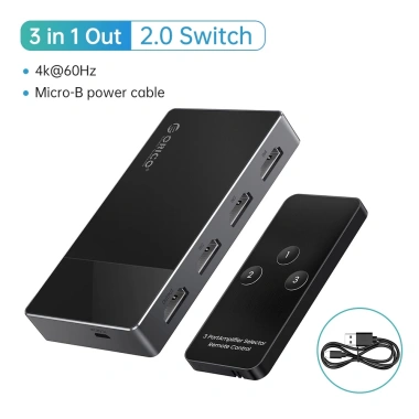 Orico HDMI Switch 4K 1-in-4, hỗ trợ 60Hz Ultra HD 3D 2.160P/1.080P cho TV Box, Laptop, PC, Xbox, PS4 – Giá 495.000đ 10