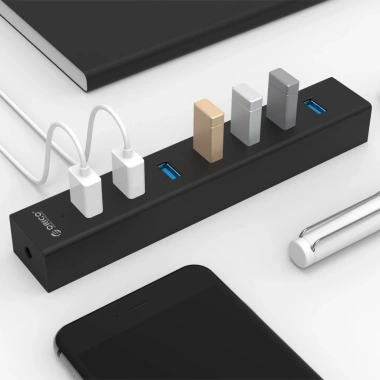 Orico HUB 7 Port USB 3.0 H7.013-U3-V1 - 7 Cổng Tốc Độ Cao, Chỉ 650.000₫
