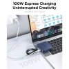 ORICO Hub 8 trong 1 HDMI 4K, RJ45, USB3.0, Đọc thẻ TF/SD, M.2 2.230 Trạm nối di động 3
