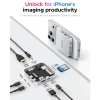 ORICO Hub 8 trong 1 HDMI 4K, RJ45, USB3.0, Đọc thẻ TF/SD, M.2 2.230 Trạm nối di động 4