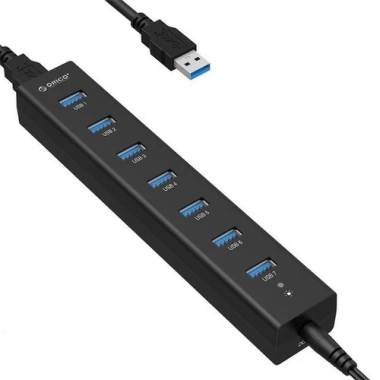 Orico HUB USB 3.0 7 Cổng + Cục Nguồn, Giá 510.000đ - Siêu Tốc, Tiết Kiệm