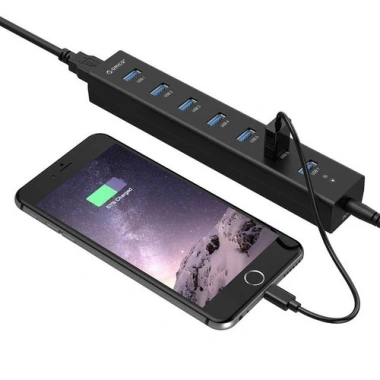 Orico HUB USB 3.0 7 Cổng + Cục Nguồn, Giá 510.000đ - Siêu Tốc, Tiết Kiệm