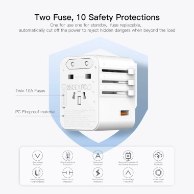 Orsen C18B 25W USB Type-C Đa Năng EU/US/AU/UK - Sạc nhanh cho Android & Laptop, Giá giảm 369.000₫