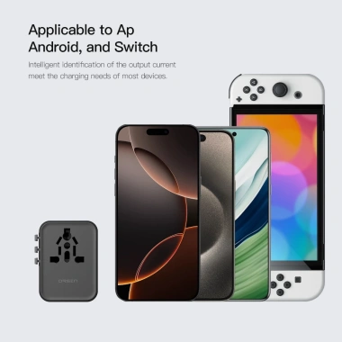 Orsen C18B 25W USB Type-C Đa Năng EU/US/AU/UK - Sạc nhanh cho Android & Laptop, Giá giảm 369.000₫