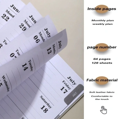 Ossayi 2.026 A5 - Sổ tay lập kế hoạch 365 ngày, lịch tuần và tháng, nhật ký mục tiêu, giảm giá 63.250₫