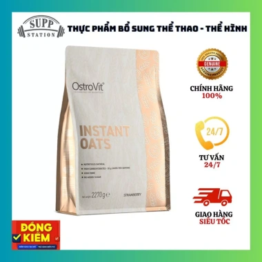 OSTROVIT Instant Oats 5lb (2.27kg) Bột Yến Mạch Pha Uống Liền Ăn Kiêng Giảm Cân Chính Hãng 390k