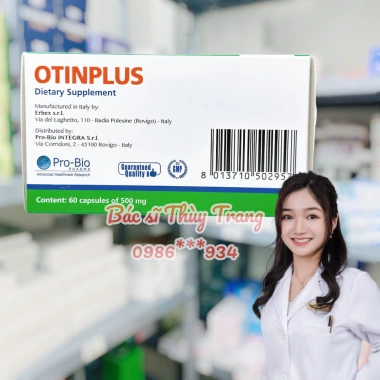 OTINPLUS Viên uống Biotin Kẽm B5 60 viên - Đẹp tóc, lành thương, giá 1.5 triệu