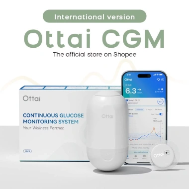 Ottai CGM Bộ đầy đủ phụ kiện sức khỏe - Giám sát đường huyết liên tục, cảm biến chính xác, giảm 22% còn 770,000 VND