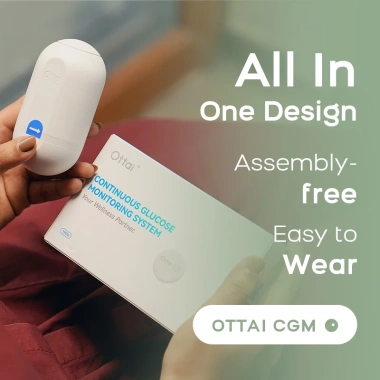 Ottai CGM Bộ đầy đủ phụ kiện sức khỏe - Giám sát đường huyết liên tục, cảm biến chính xác, giảm 22% còn 770,000 VND