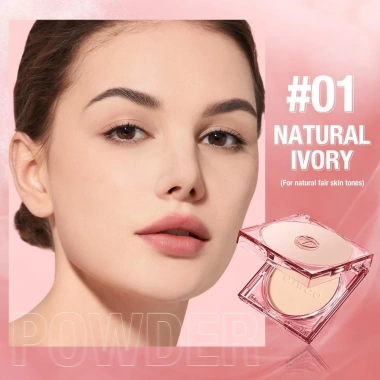 O.TWO.O Phấn phủ chống thấm nước, kiểm soát dầu 24h, lì che phủ cao, trôi không, phù hợp nam nữ 10