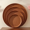 OUKEAI Khay Nhựa Tròn Chống Trượt – Đựng Ly, Bánh, Trà, An Toàn, Giá 28.000₫, Free Ship 3