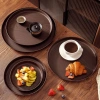 OUKEAI Khay Nhựa Tròn Chống Trượt – Đựng Ly, Bánh, Trà, An Toàn, Giá 28.000₫, Free Ship 7