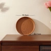 OUKEAI Khay Nhựa Tròn Chống Trượt – Đựng Ly, Bánh, Trà, An Toàn, Giá 28.000₫, Free Ship 8