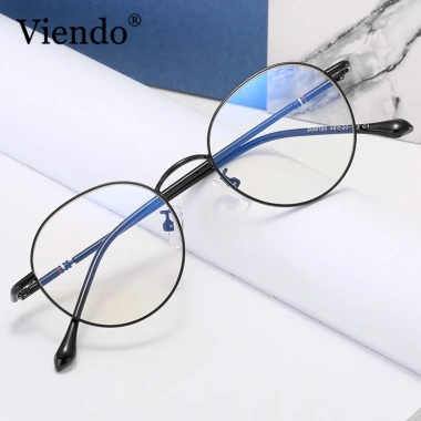 OUTLET VIENDO Kính Gọng Tròn Kim Loại - Chống UV, Đổi Màu Khi Nắng, Phù Hợp Nam Nữ 3