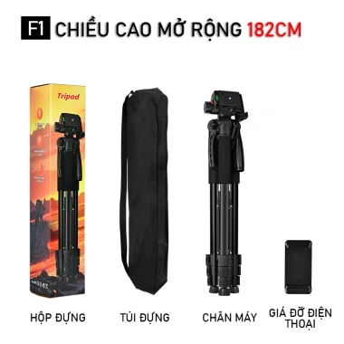 Outop Zomei Q111 Chân Quay 360 cho Điện Thoại 61‑182cm Giá Ưu Đãi 75.000