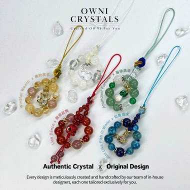 Ownicrystals Túi móc khóa 5 yếu tố quyến rũ – Dây đeo điện thoại pha lê tự nhiên, giá 699.999₫ 2 Ownicrystals Túi móc khóa 5 yếu tố quyến rũ – Dây đeo điện thoại pha lê tự nhiên, giá 699.999₫ 2