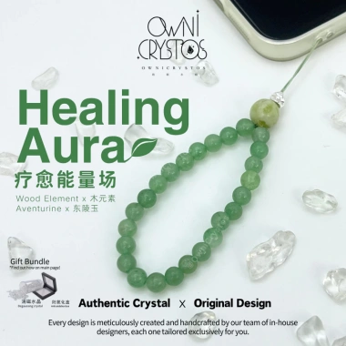 OwniCrystos móc treo điện thoại thạch anh xanh ngọc serpentine - Tăng sức sống, 499.998₫ OwniCrystos móc treo điện thoại thạch anh xanh ngọc serpentine - Tăng sức sống, 499.998₫