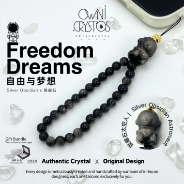 OwniCrystos Móc treo Phi Hành Gia Obsidian Bạc - Tự do và Bảo hộ - 499.998đ OwniCrystos Móc treo Phi Hành Gia Obsidian Bạc - Tự do và Bảo hộ - 499.998đ