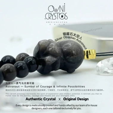 OwniCrystos Móc treo Phi Hành Gia Obsidian Bạc - Tự do và Bảo hộ - 499.998đ 5 OwniCrystos Móc treo Phi Hành Gia Obsidian Bạc - Tự do và Bảo hộ - 499.998đ 5