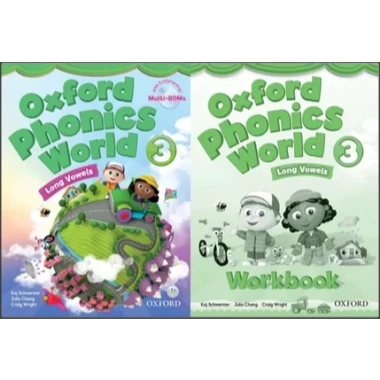 Oxford Phonics World học liệu mp3 và mp4 Dễ học mẹ Dừa kèm hướng dẫn web ôn miễn phí Giá chỉ 115.000₫ 10