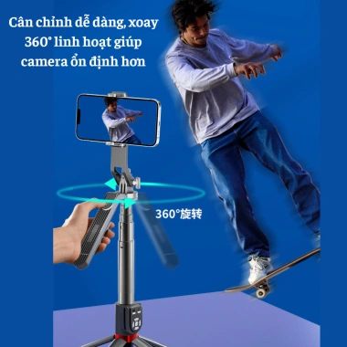 P325 Photography Stick - Giá 150.000₫, chân 4 chân nhôm, dài 2m, chụp ảnh điện thoại
