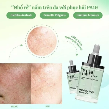 PA19 Moisture Fluid Ampoule 50ml – Tinh Chất Phục Hồi Da Dưỡng ẩm, Giá Tết 1,190,000₫