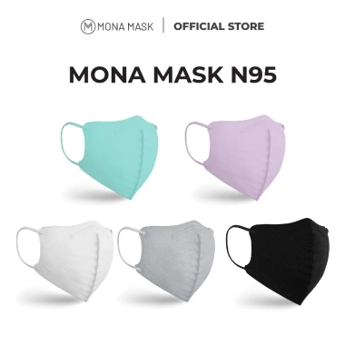 Pack 5 Khẩu Trang Bảo Hộ 3D Mona N95 Chống UV Lọc Nano Ngăn 95% Bụi Siêu Mịn Tái Sử Dụng 7 Pack 5 Khẩu Trang Bảo Hộ 3D Mona N95 Chống UV Lọc Nano Ngăn 95% Bụi Siêu Mịn Tái Sử Dụng 7