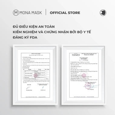 Pack 5 Khẩu Trang Bảo Hộ 3D Mona N95 Chống UV Lọc Nano Ngăn 95% Bụi Siêu Mịn Tái Sử Dụng