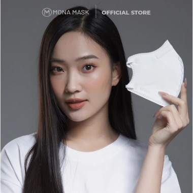 Pack 5 Khẩu Trang Bảo Hộ 3D Mona N95 Chống UV Lọc Nano Ngăn 95% Bụi Siêu Mịn Tái Sử Dụng