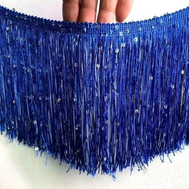 Paillette 1 Yard Tua Rua - Viền Rộng Ren, Đầm Latin Trang Trí YM 64,800 VND 3